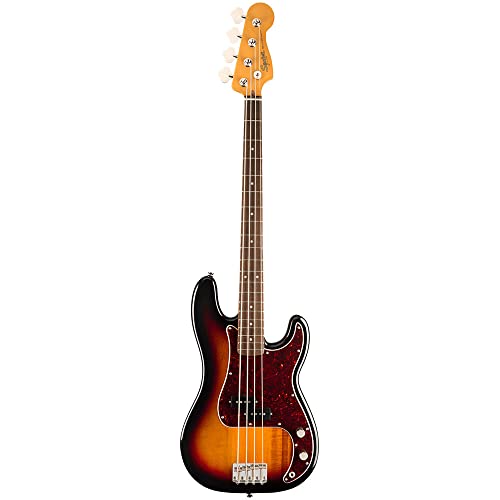 Squier by Fender Classic Vibe '60s Precision Bass®, diapasón de laurel, 3 colores Sunburst