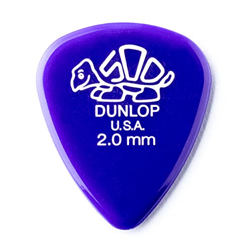 Dunlop 41 Púas DELRIN 500 STANDARD violeta oscura 2.00 mm