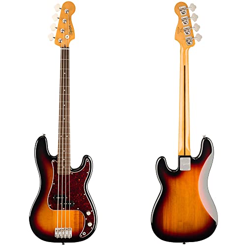 Squier by Fender Classic Vibe '60s Precision Bass®, diapasón de laurel, 3 colores Sunburst