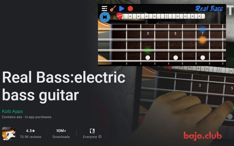 Aplicacion para bajo: Real Bass